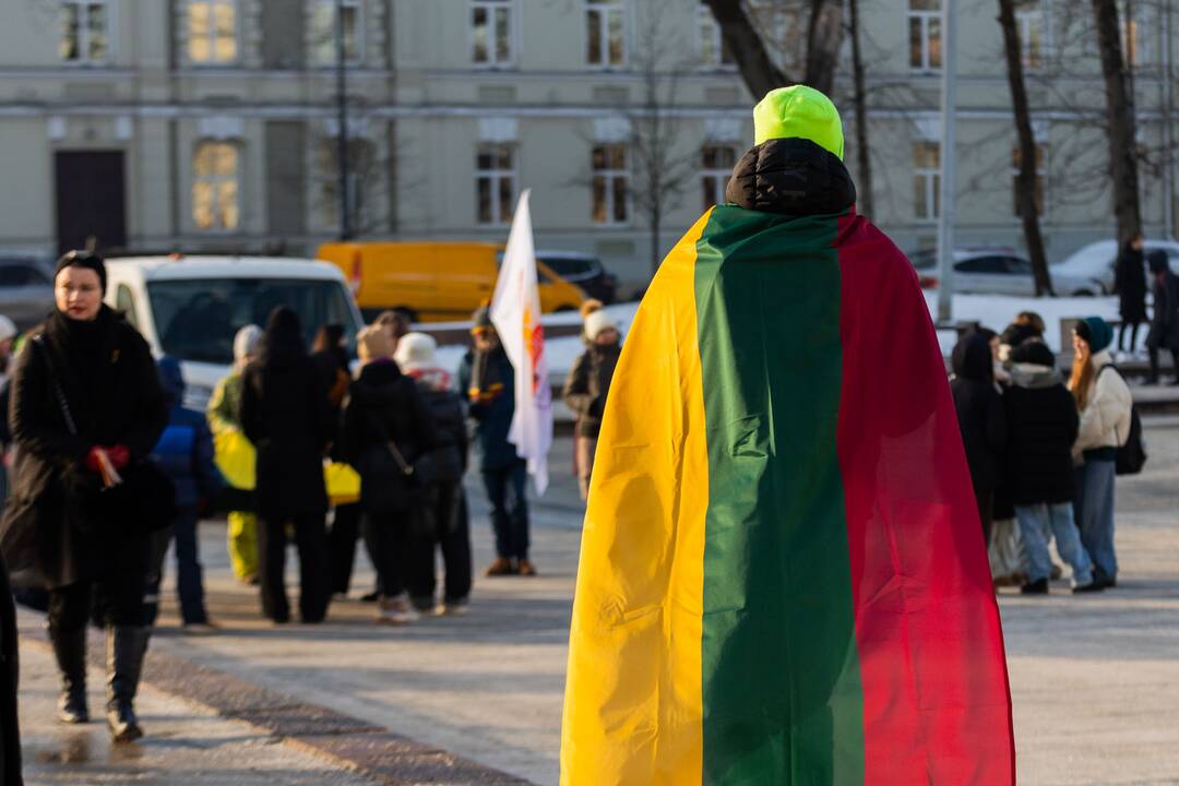 Vasario 16-osios jaunimo eisena „Lietuvos valstybės keliu“