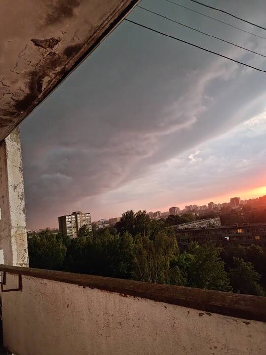 Per Jonines Kauną užklupo škvalas