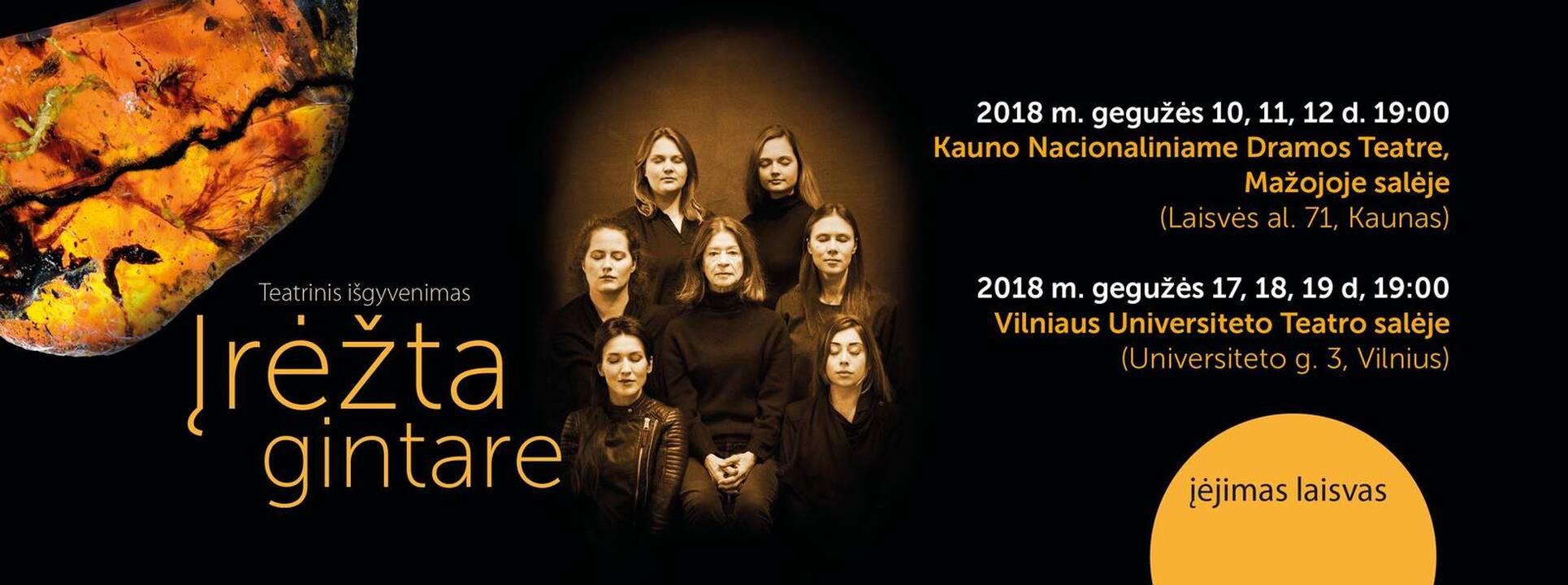 Dovana gimtinei – poetinis išgyvenimas scenoje