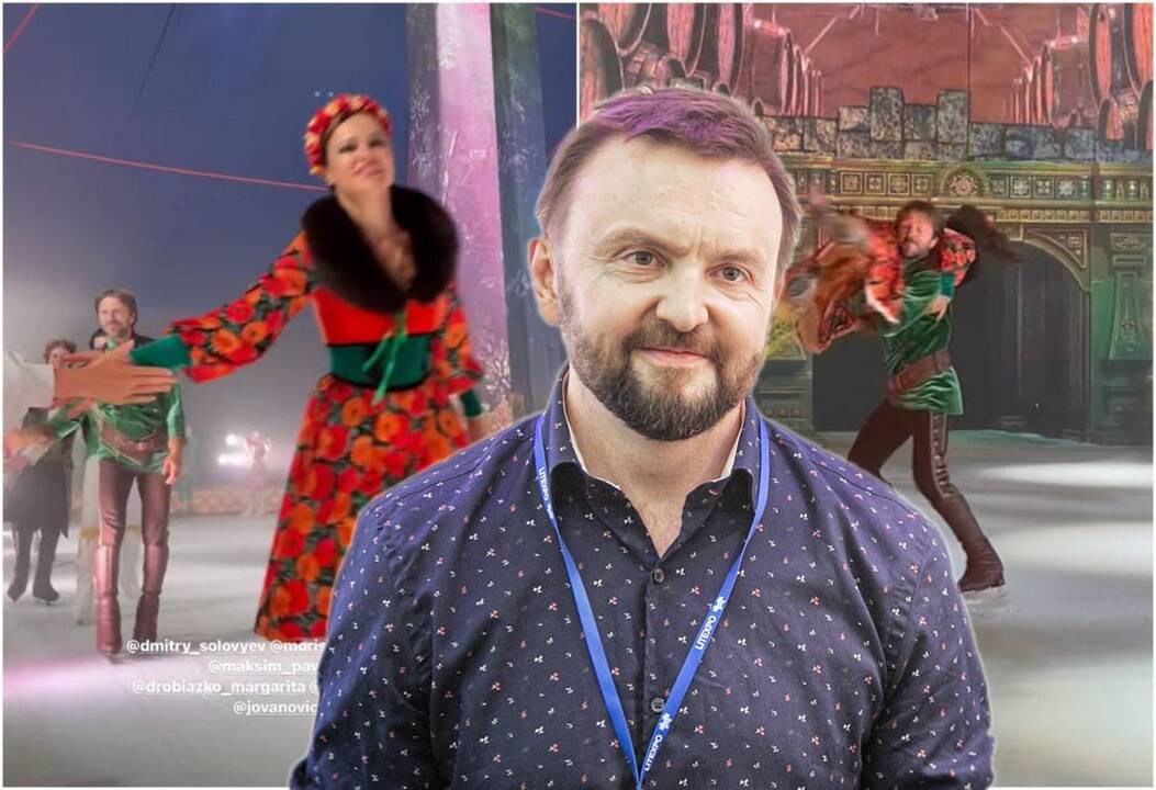 Stanislavas Stavickis-Stano (viduryje)