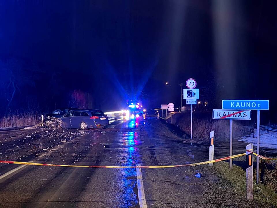 Stipri avarija Lapių kelyje