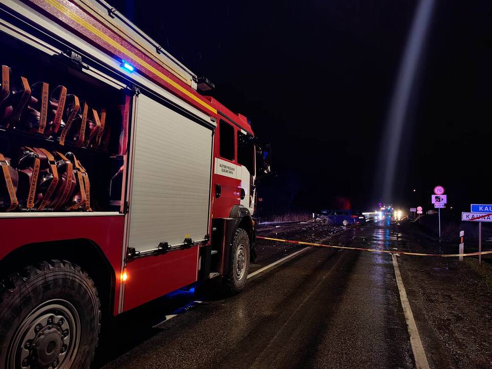 Stipri avarija Lapių kelyje