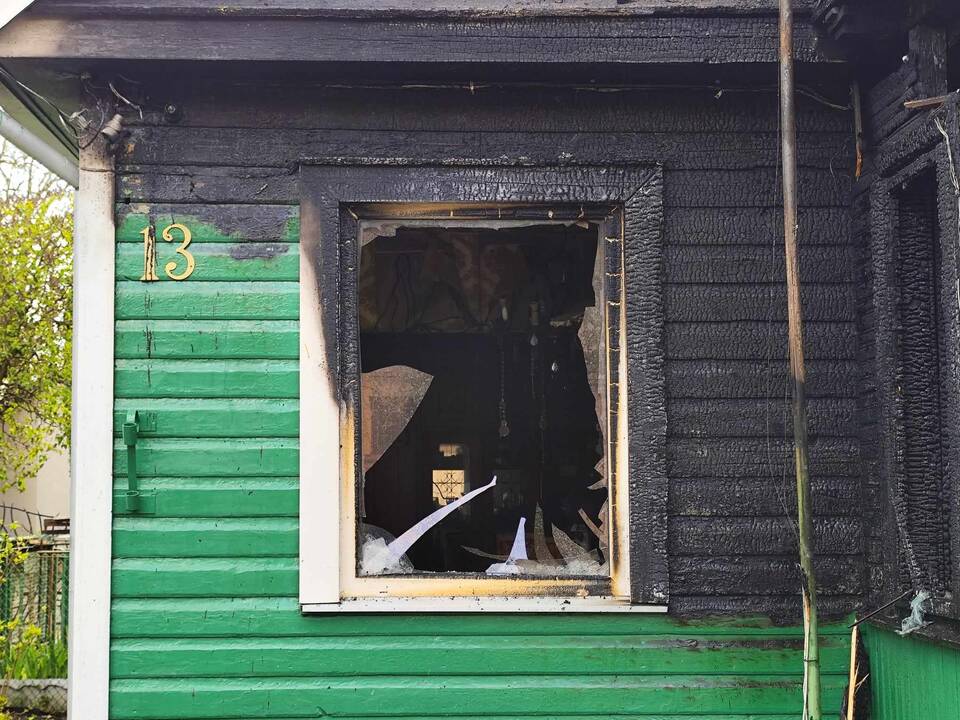 Namo gaisras Kauno Lietuvių gatvėje