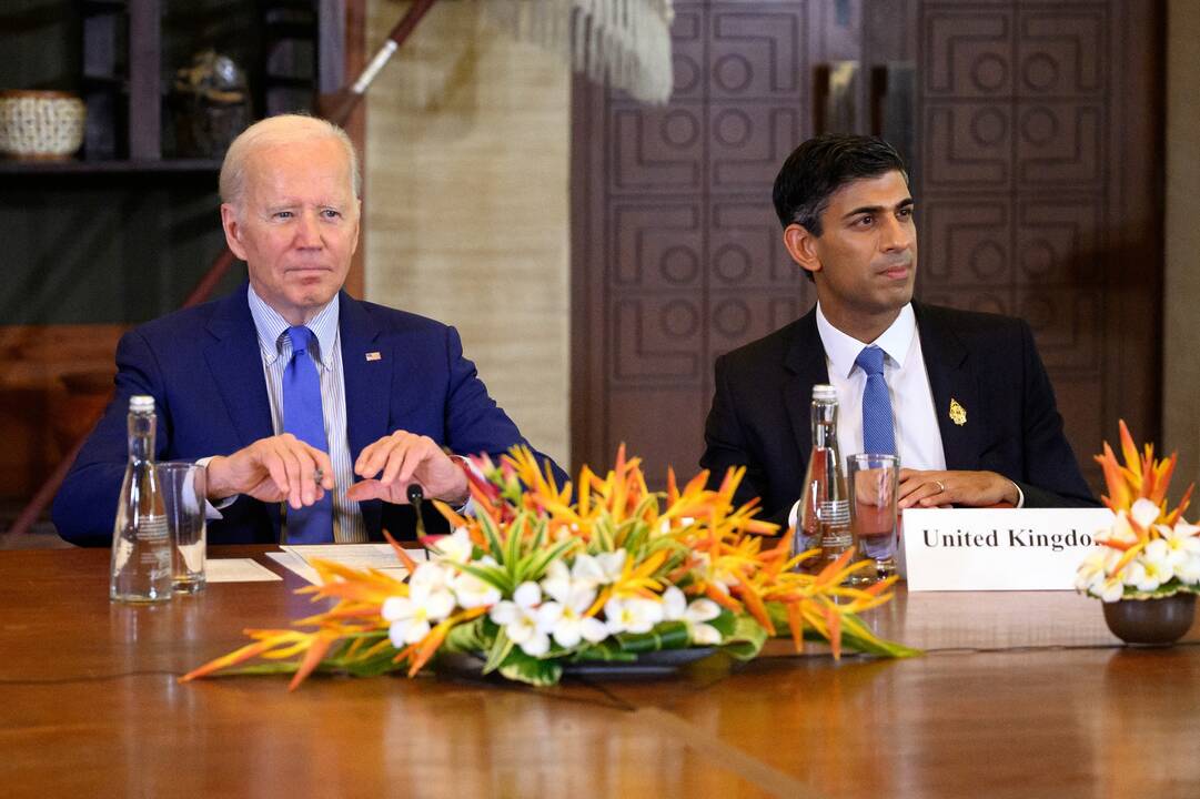 Rishi Sunakas ir Joe Bidenas