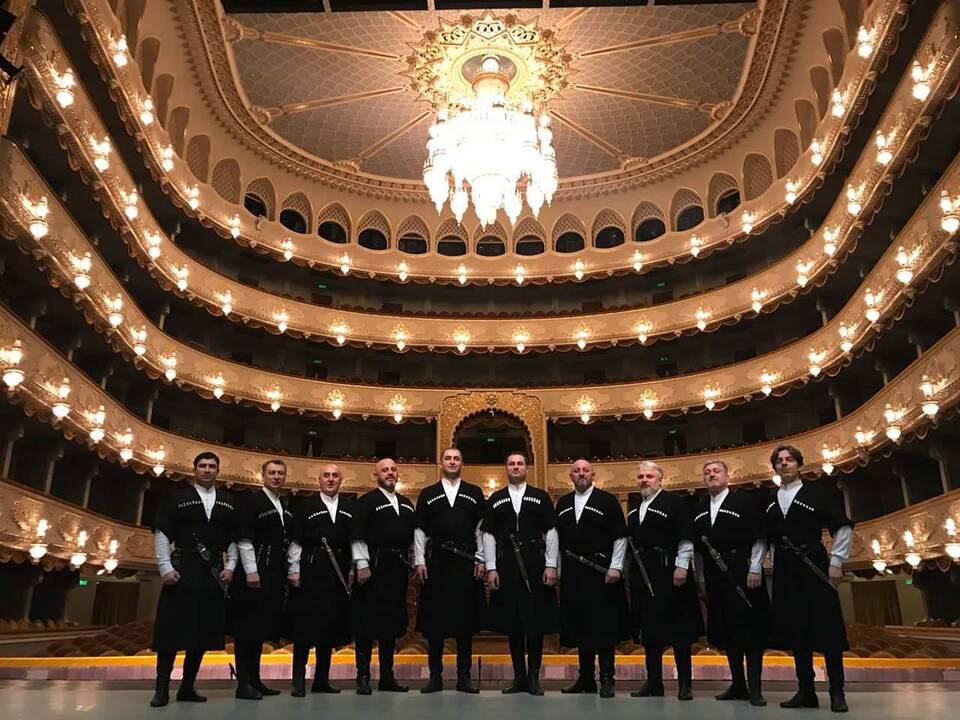Mėgstamas: Sakartvelo tautinio identiteto skleidėjas vokalinis vyrų ansamblis "Suliko" net ir užsienyje koncertuodamas surenka pilnutėles koncertų sales.