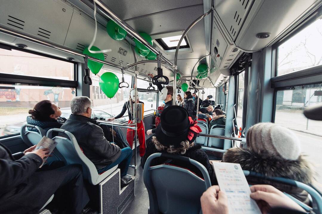 Nauji autobusai Kauno gatvėse