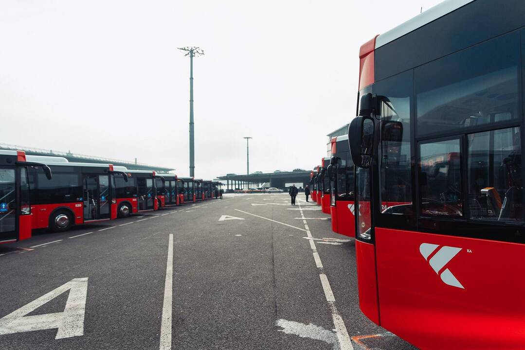 Nauji autobusai Kauno gatvėse