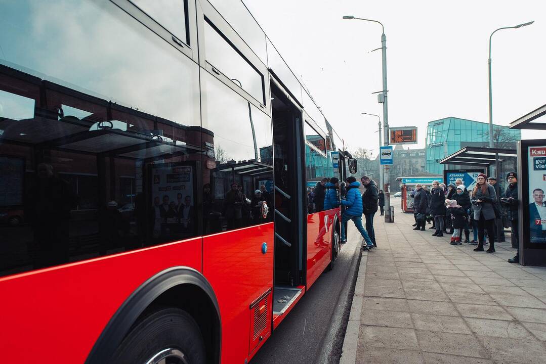 Nauji autobusai Kauno gatvėse