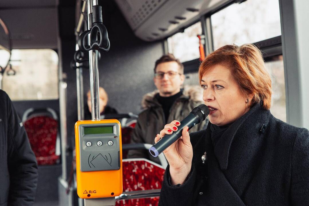 Nauji autobusai Kauno gatvėse