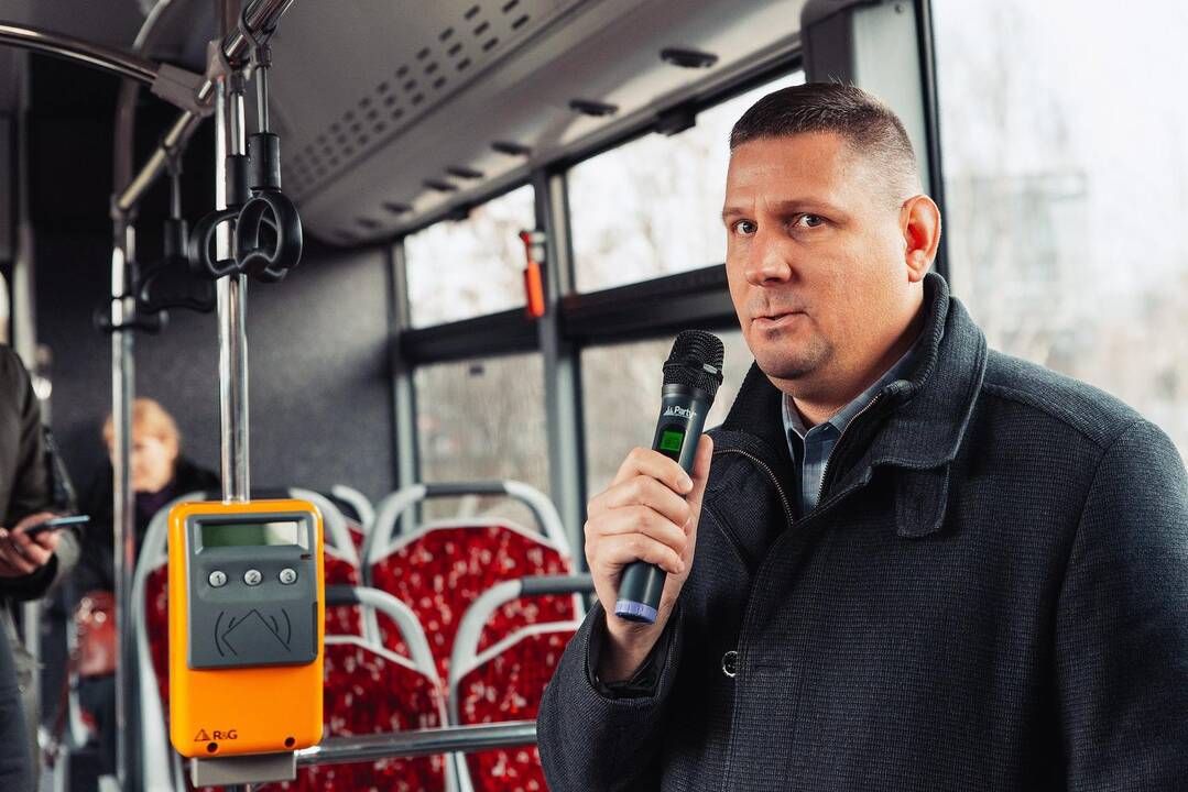 Nauji autobusai Kauno gatvėse