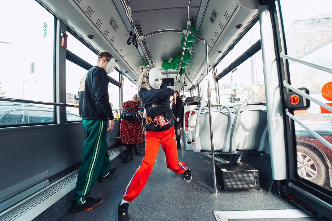Nauji autobusai Kauno gatvėse