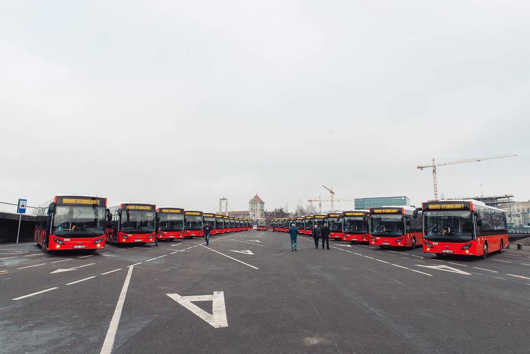 Nauji autobusai Kauno gatvėse