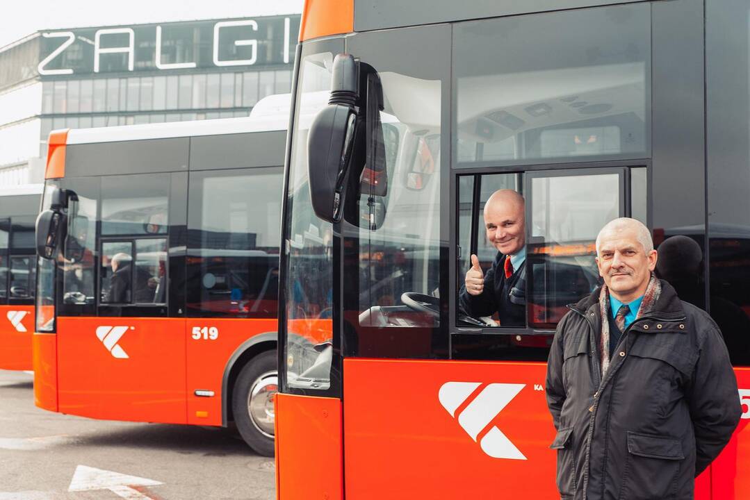 Nauji autobusai Kauno gatvėse