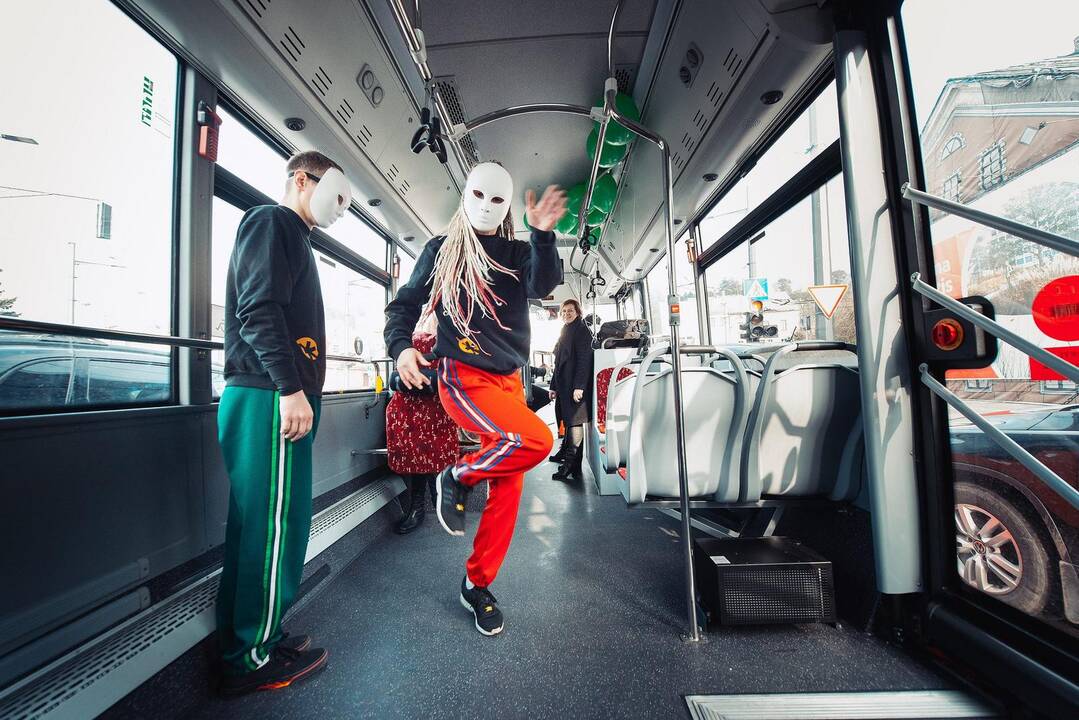 Nauji autobusai Kauno gatvėse