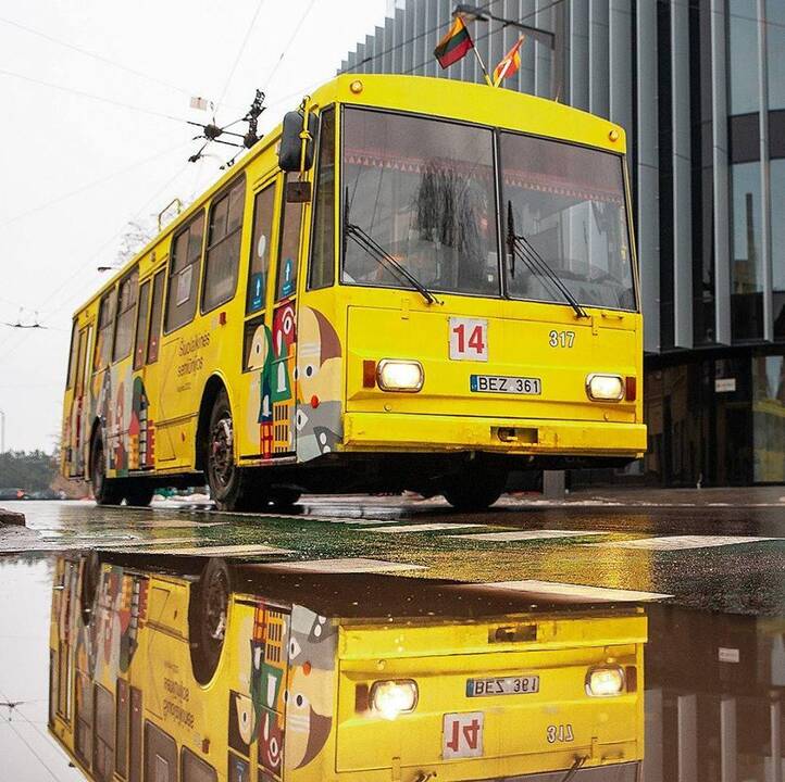 Neatpažįstamai pasikeitę senieji Kauno troleibusai