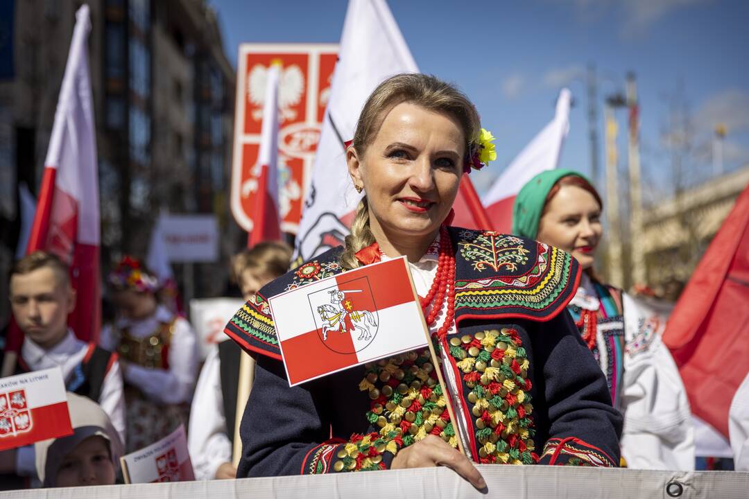 Sostinės gatvėse – Lietuvos lenkų eisena