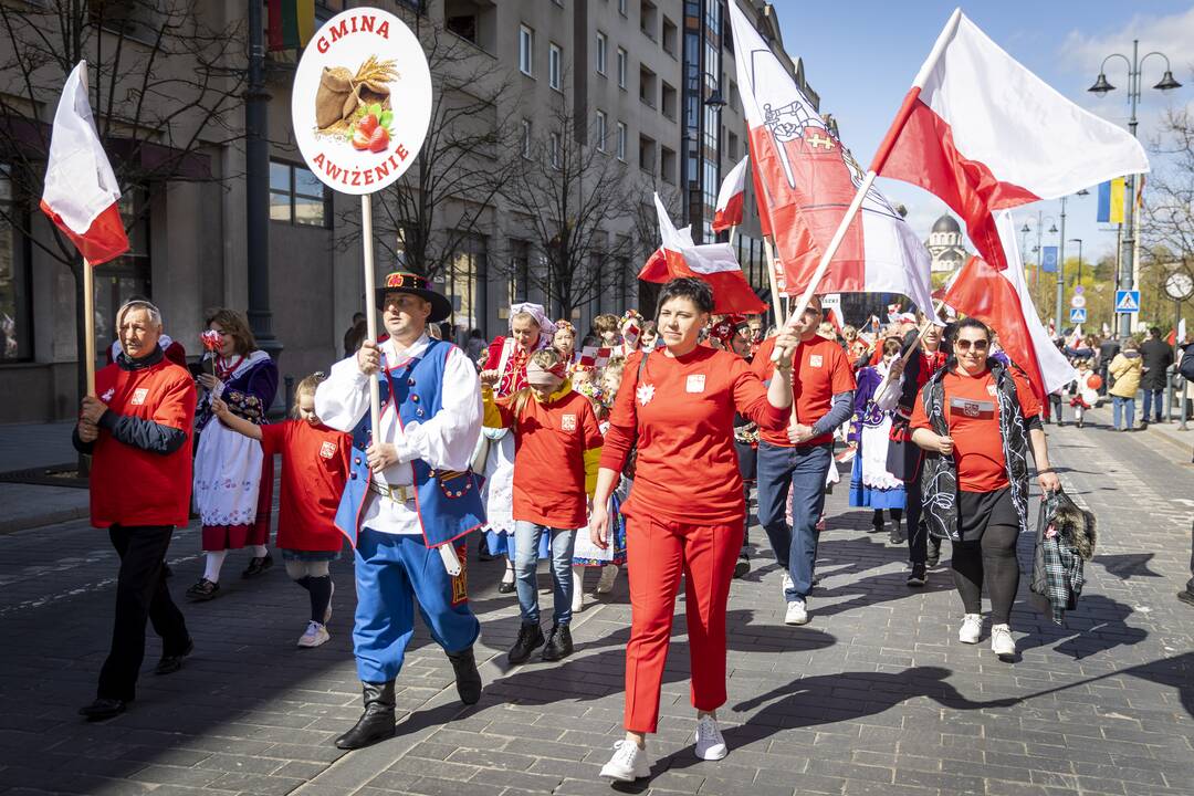 Sostinės gatvėse – Lietuvos lenkų eisena