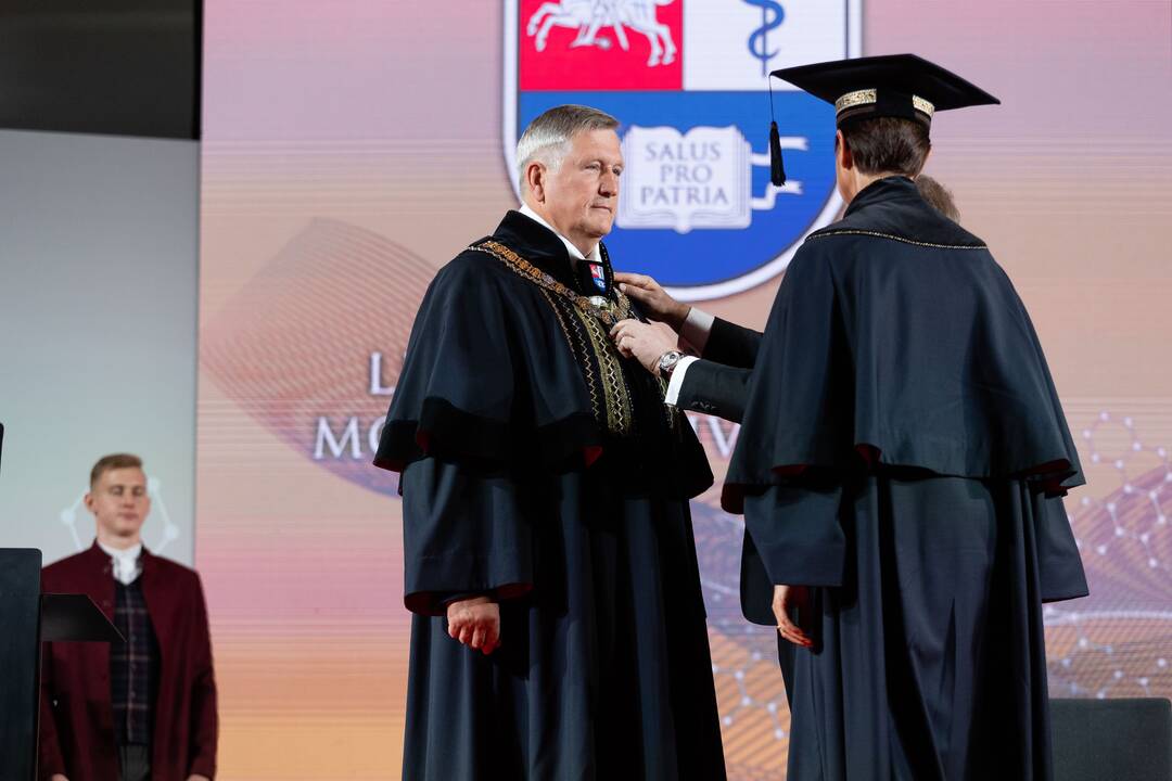 LSMU rektoriaus prof. Rimanto Benečio inauguracijos iškilmės