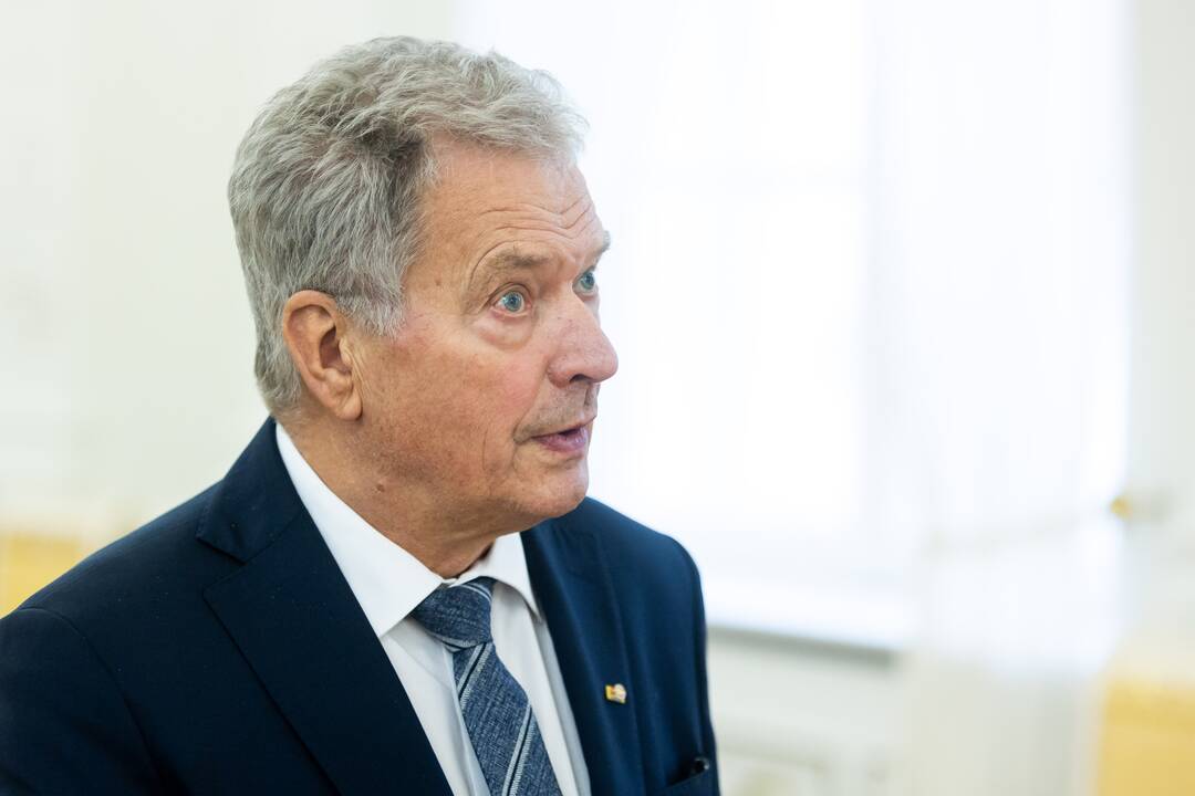 Oficialus Suomijos prezidento S. Niinisto sutikimas prezidentūroje