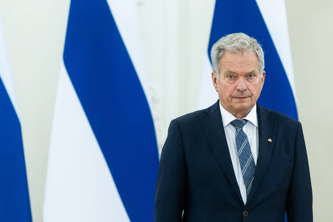 Oficialus Suomijos prezidento S. Niinisto sutikimas prezidentūroje