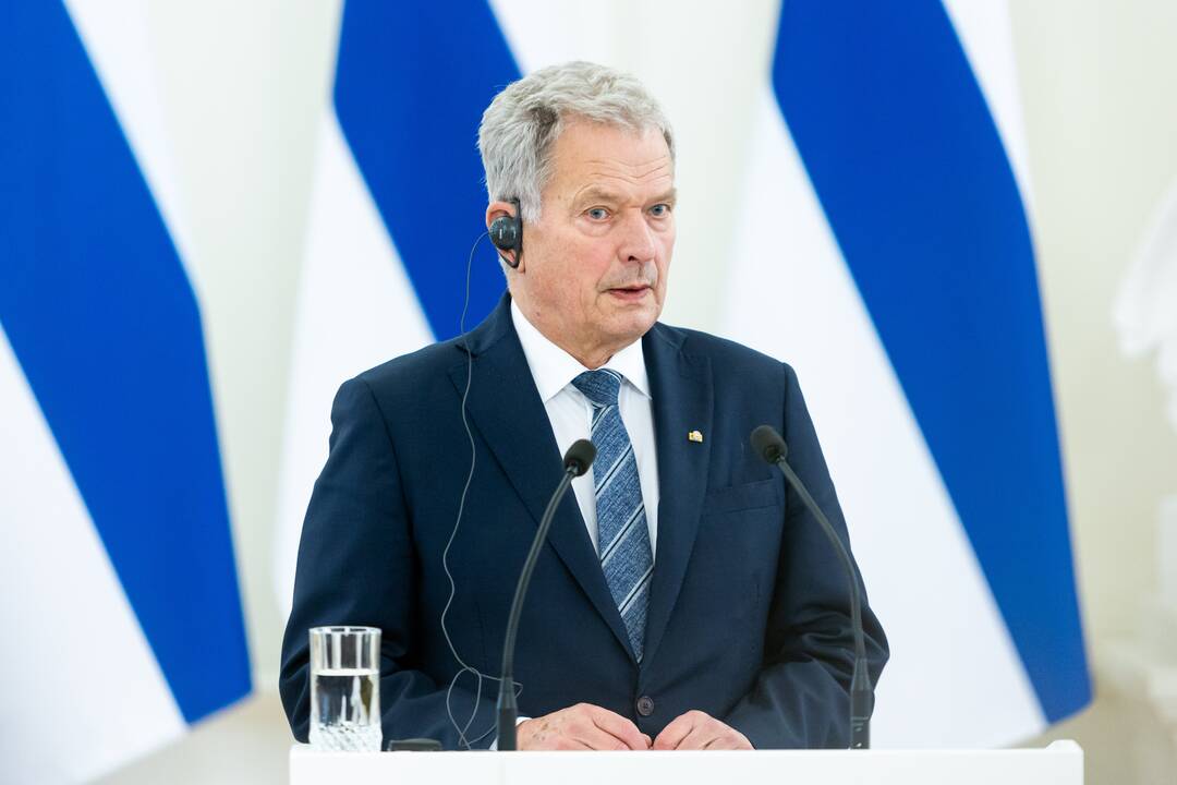 Oficialus Suomijos prezidento S. Niinisto sutikimas prezidentūroje