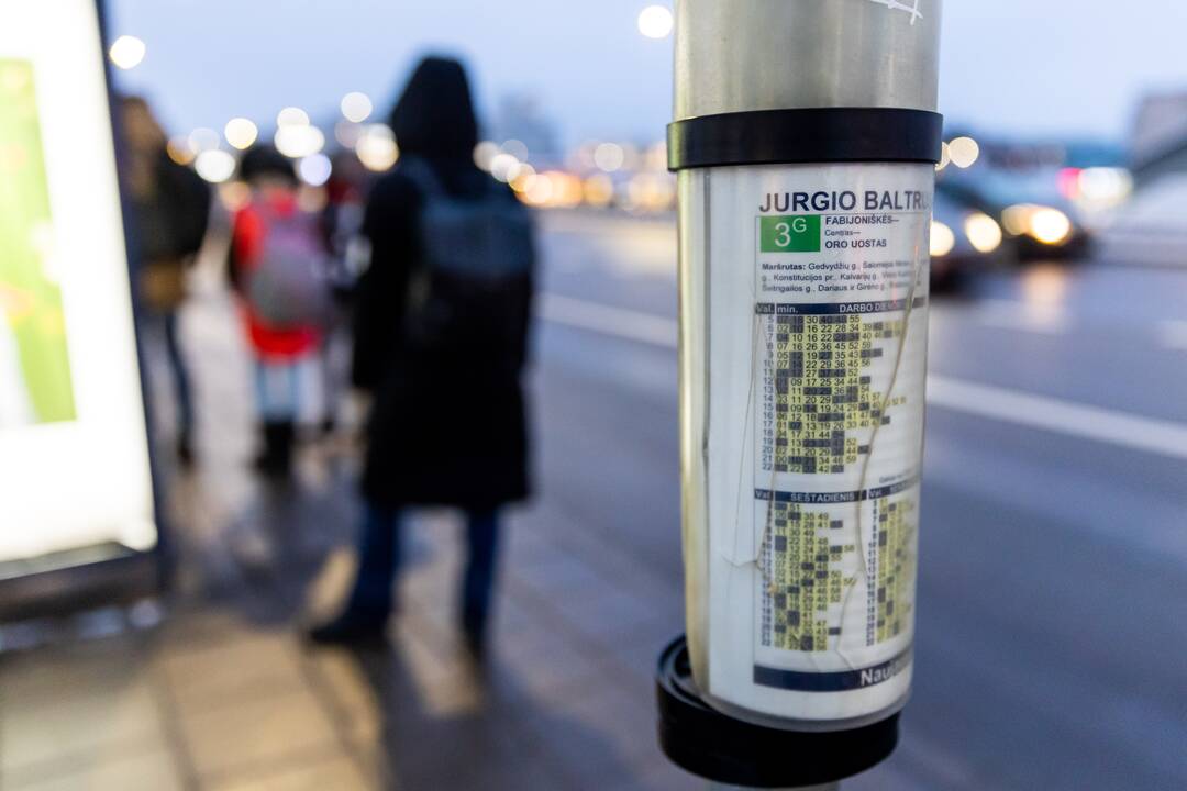 Vilniuje – viešojo transporto vairuotojų streikas