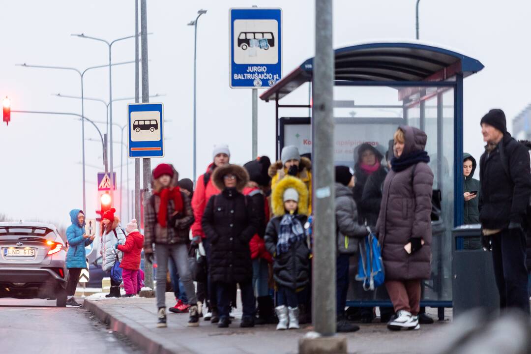 Vilniuje – viešojo transporto vairuotojų streikas