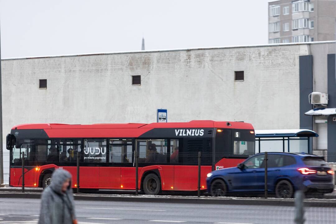 Vilniuje – viešojo transporto vairuotojų streikas