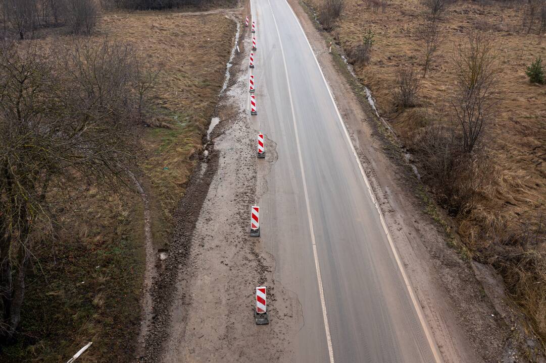 Dėl vandentiekio avarijos uždaryta Lentvario g. atkarpa