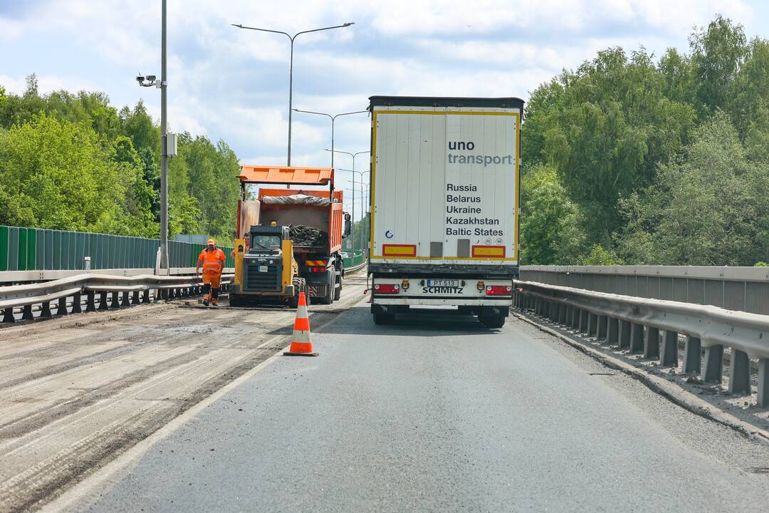 Spūstys važiuojant iš Kauno į Vilnių