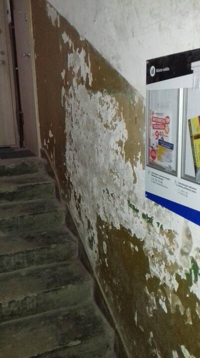 Situacija: papildomi laiptinių remonto darbai renovacijos investicijų plane nebuvo numatyti.