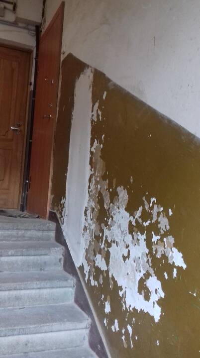Situacija: papildomi laiptinių remonto darbai renovacijos investicijų plane nebuvo numatyti.