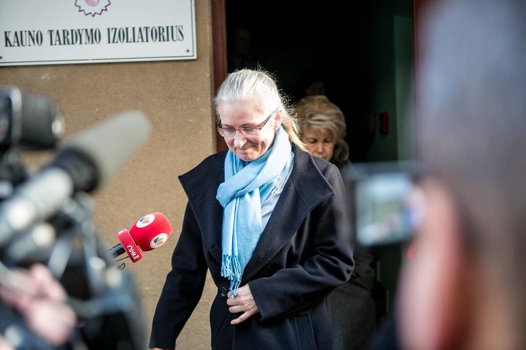 N. Venckienė iš Kauno tardymo izoliatoriaus išėjo į laisvę