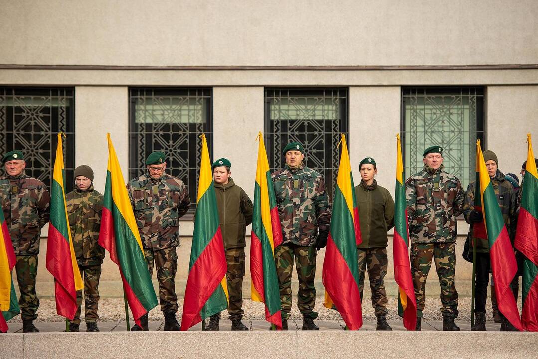 Kauniečiai švenčia Vasario 16-ąją 