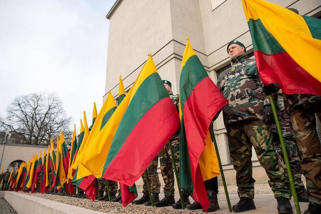 Kauniečiai švenčia Vasario 16-ąją 