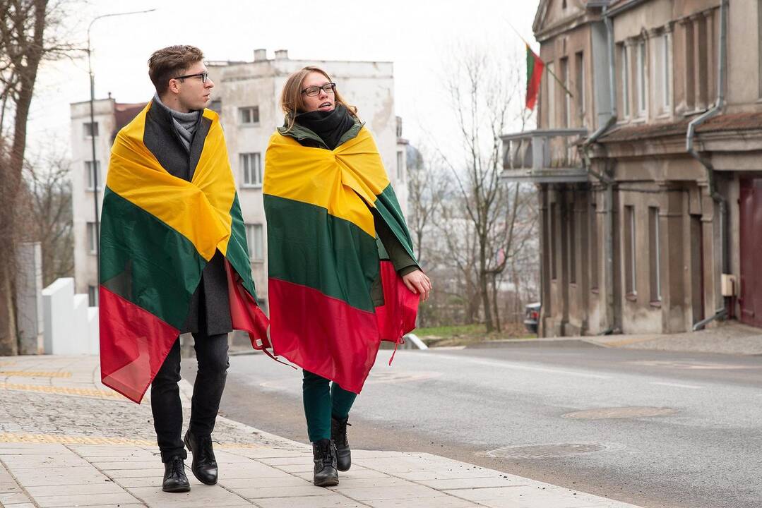 Kauniečiai švenčia Vasario 16-ąją 