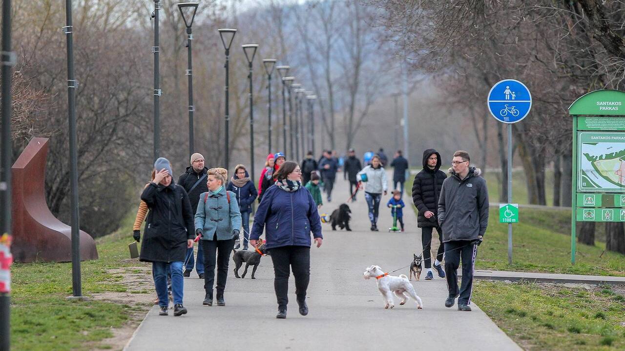 Nauji karantino ribojimai: parkuose ir kitose vietose – ne daugiau nei po penkis