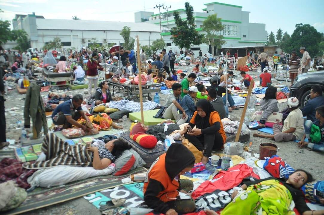 Stiprus žemės drebėjimas Indonezijoje 