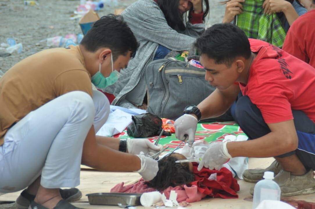Stiprus žemės drebėjimas Indonezijoje 