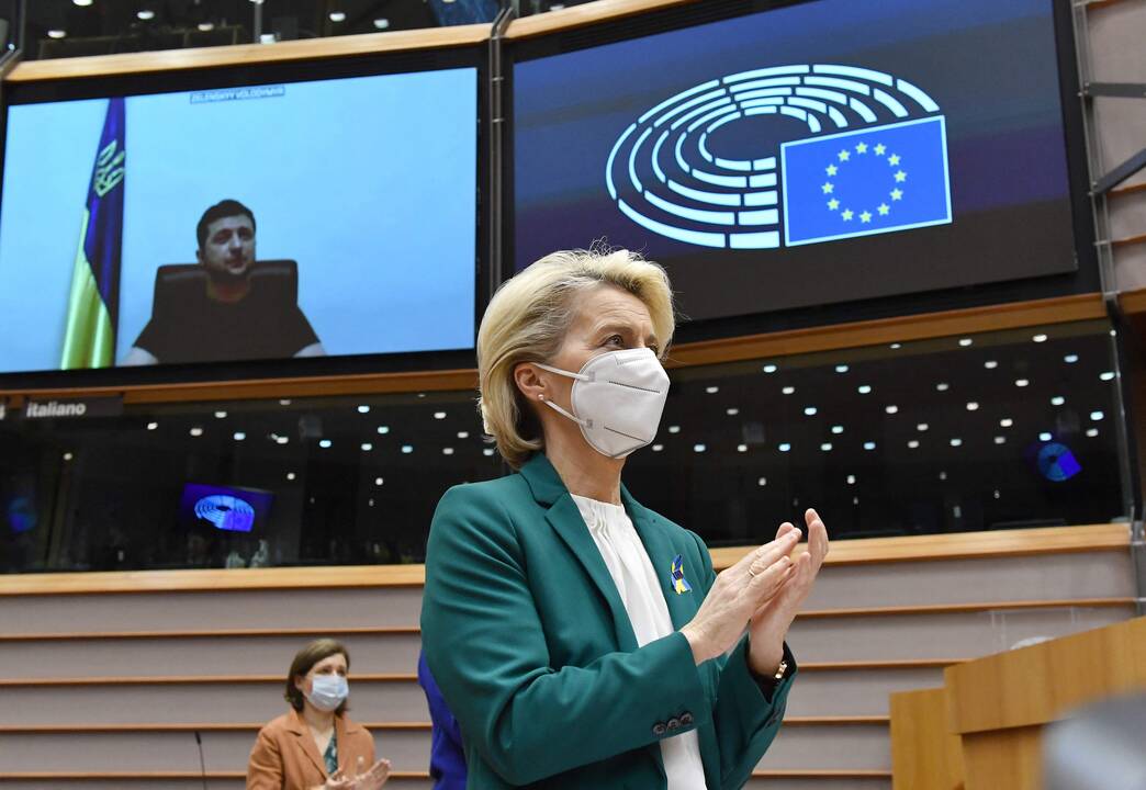 V. Zelenskio kalba Europos Parlamentui