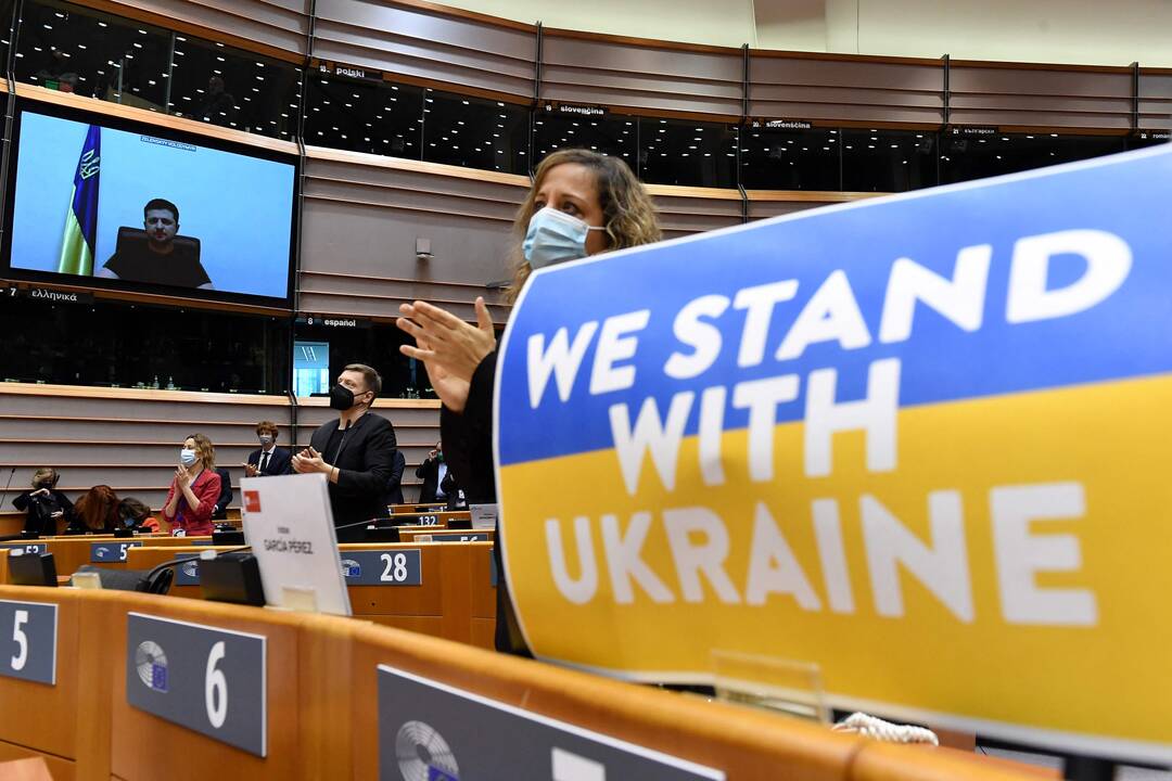 V. Zelenskio kalba Europos Parlamentui