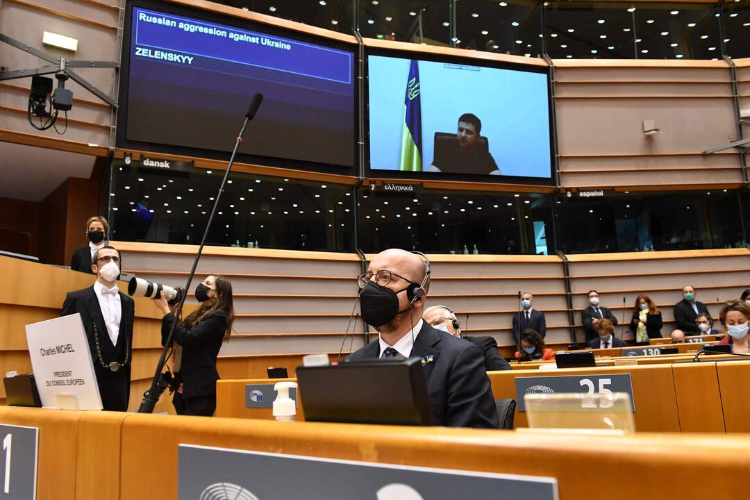 V. Zelenskio kalba Europos Parlamentui