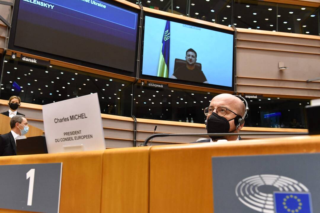 V. Zelenskio kalba Europos Parlamentui