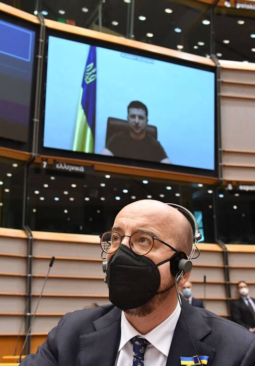V. Zelenskio kalba Europos Parlamentui