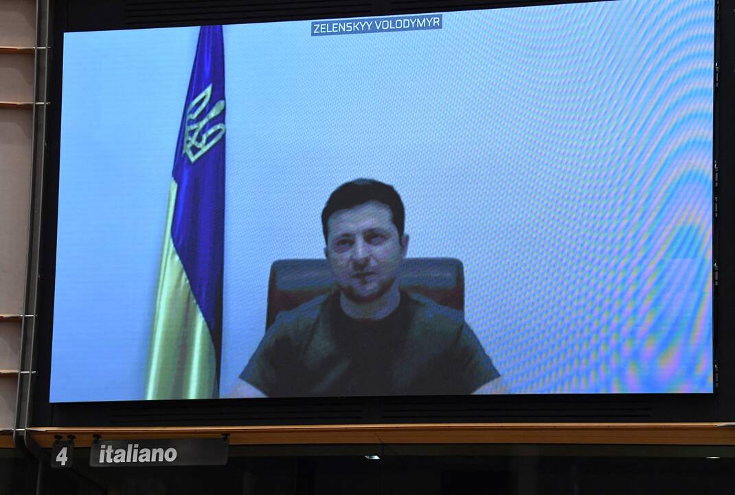 V. Zelenskio kalba Europos Parlamentui