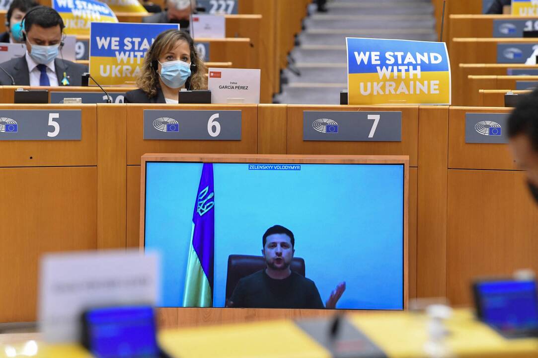 V. Zelenskio kalba Europos Parlamentui