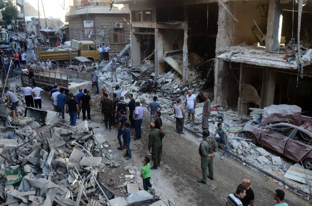 Rusija sulaukė atsako dėl humanitarinio koridoriaus aplink Alepą