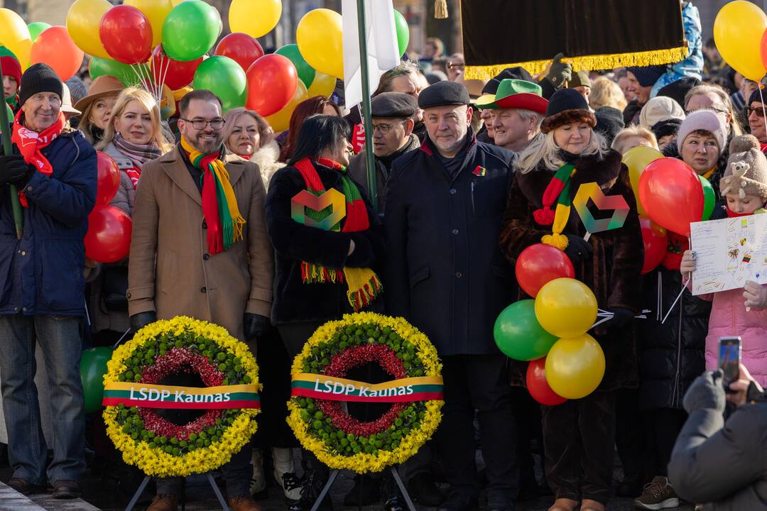 Kaunas švenčia Vasario 16-ąją