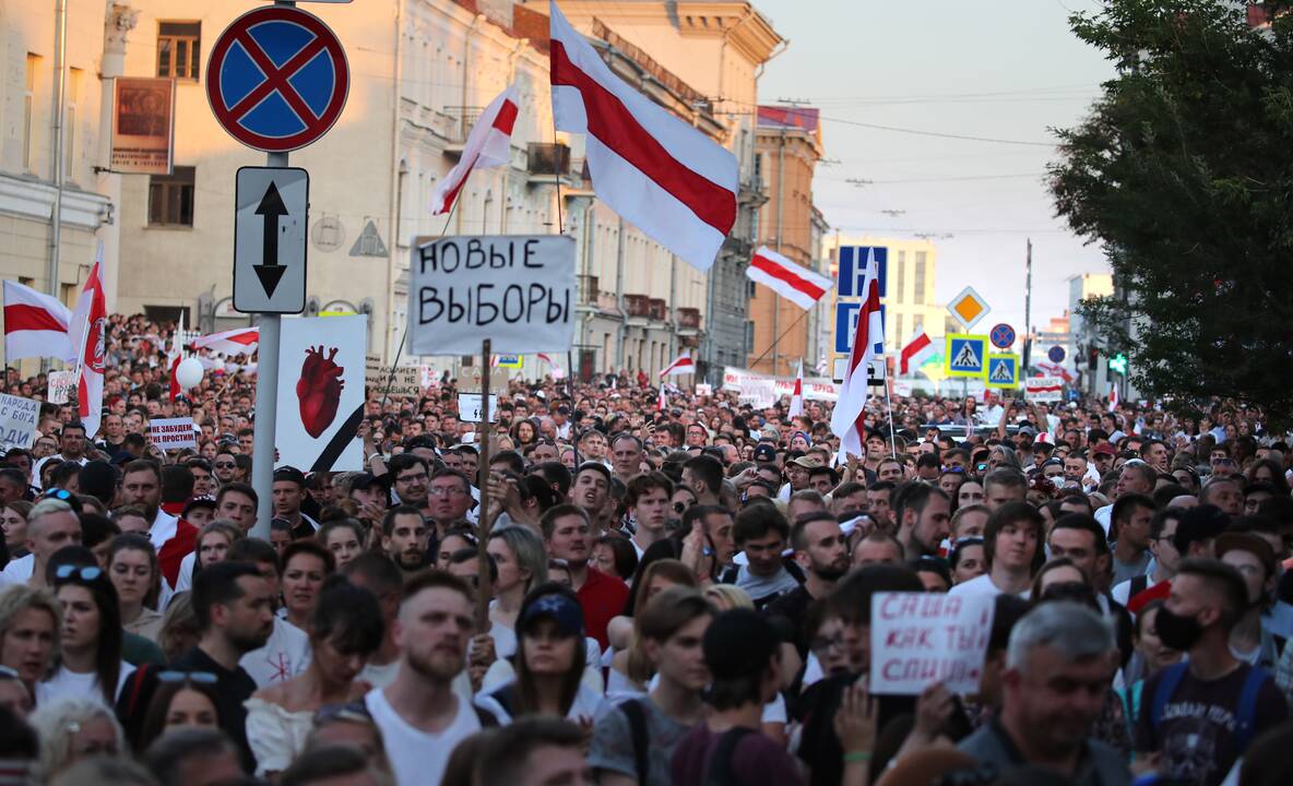 Reakcija: pasak M.Miltos, praėjusį sekmadienį mitingas, kuriuo buvęs prezidentas A.Lukašenka bandė parodyti, kad jis turi palaikymą, buvo eilinis jo bankroto visomis prasmėmis įrodymas.