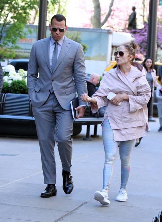 Jennifer Lopez ir Alexas Rodriguezas 